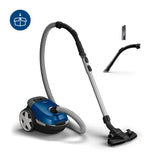 Philips Performer Compact Serie 3000 Aspirador con Bolsa - 900 W, con Filtro Allergy, Alcance de 9 m (XD3110/09) Azul