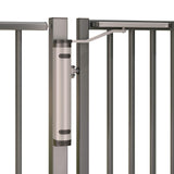 Locinox VERTICLOSE-2-ZILV Cierrapuertas Ajustable Verticlose 2 ángulo de Apertura 90°/180° Plata, Aluminio Plateado, Aluminium silberfärbig
