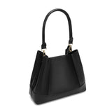 Carlheim, Gotland Genuine Leather collection, Velvet Genuine Leather Handbag (Black)