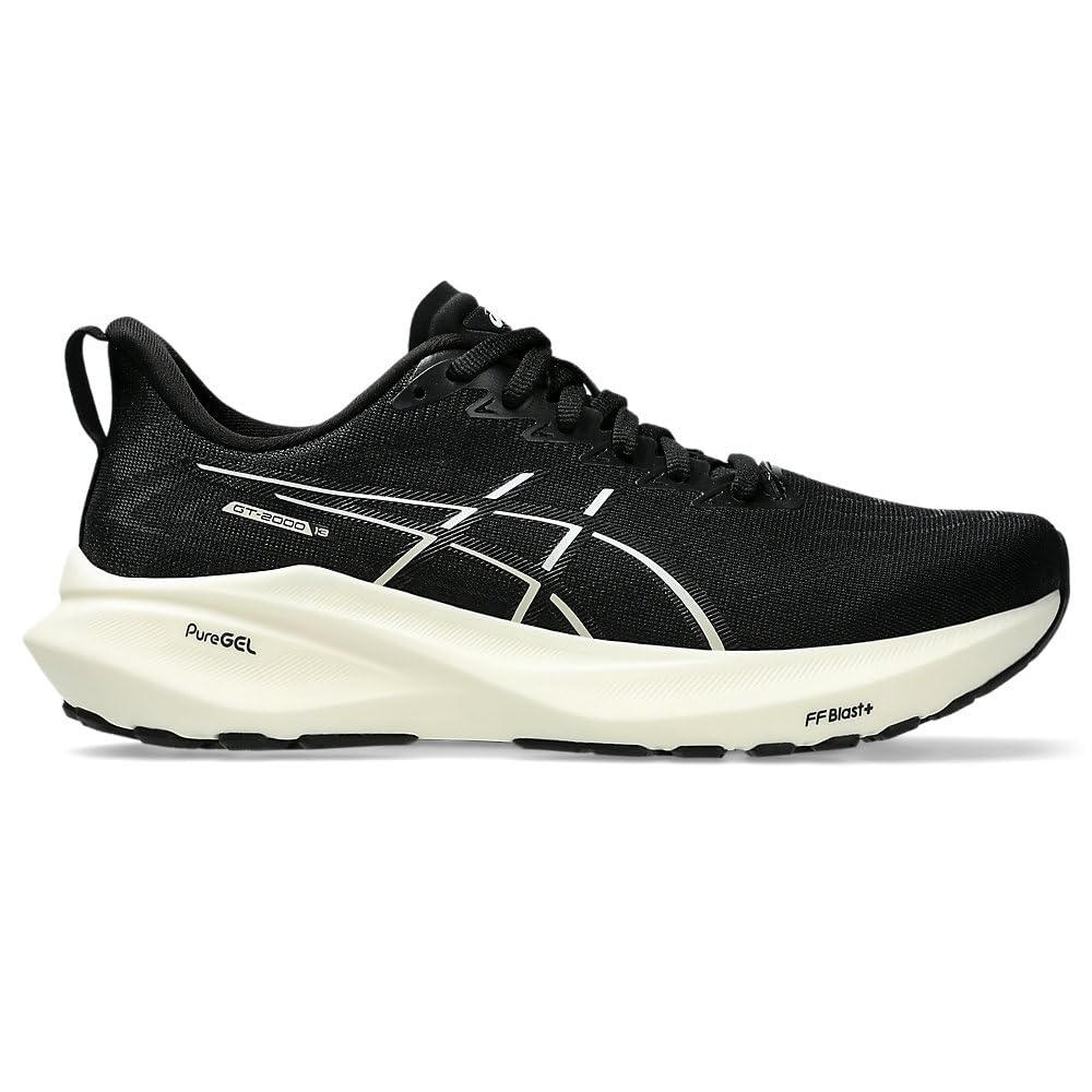 ASICS GT-2000 13, Sneaker Mujer, Blanco Y Negro, 39 EU