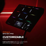 Pad de sampleo Roland SPD-SX PRO | El pad de sampleo estrella para baterías y otros músicos | 9 superficies activas, 8 entradas para disparadores externos, pantalla a color