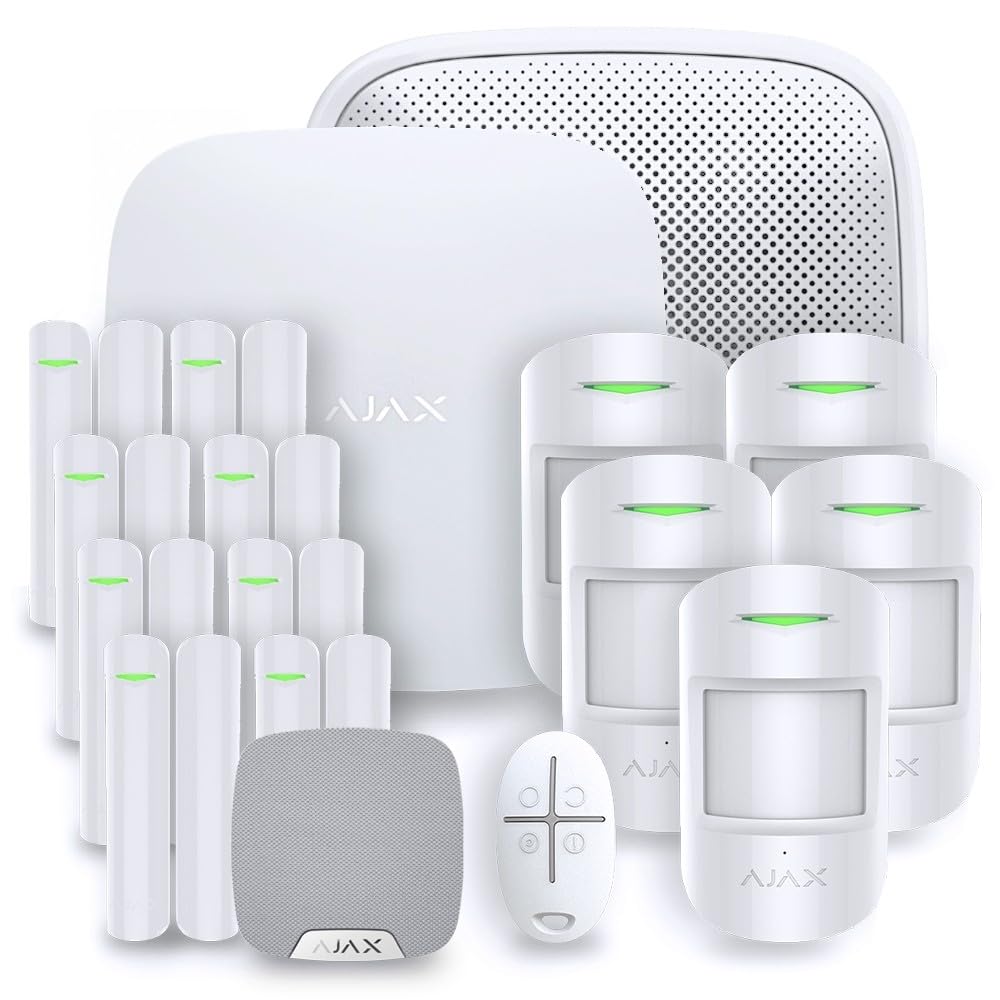AJAX KIT-6W Alarma para el hogar, Blanco