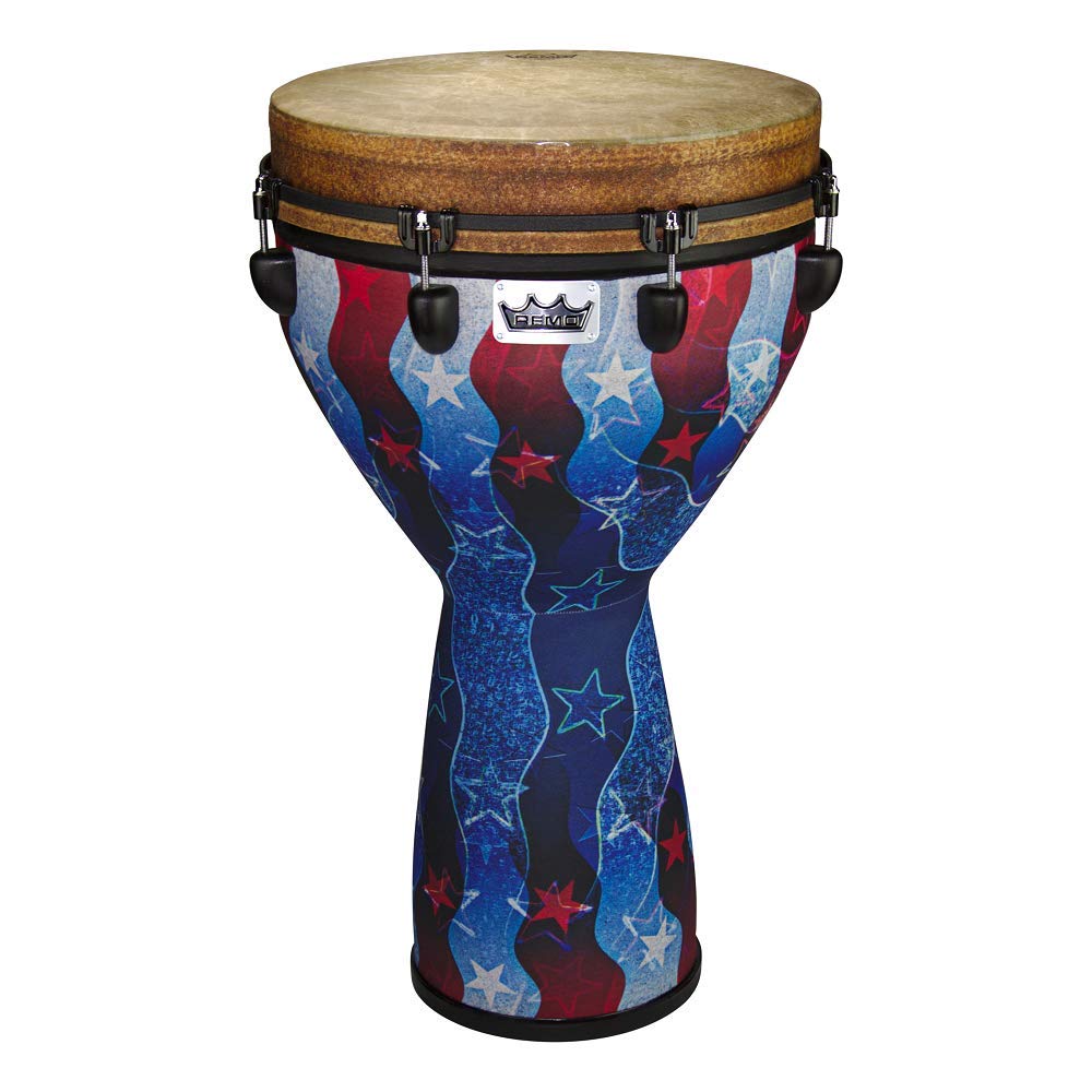 Remo World Percussion Djembe Mondo Jubilee Rojo DJ-0014-31