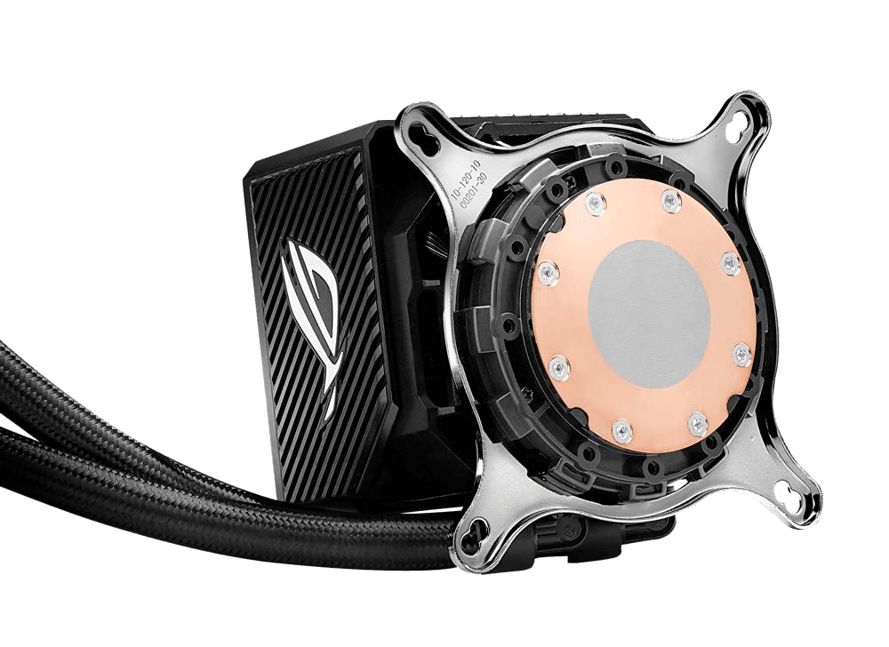 ASUS ROG Ryujin II 240 - Sistema de refrigeración líquida, pantalla LCD de 3.5", compatibilidad Intel LGA 1150/1151/1155/1156/1200/2066 y AMD AM4/TR4 y 2 ventiladores de radiador Noctua Inustrial PPC