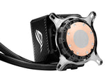 ASUS ROG Ryujin II 240 - Sistema de refrigeración líquida, pantalla LCD de 3.5", compatibilidad Intel LGA 1150/1151/1155/1156/1200/2066 y AMD AM4/TR4 y 2 ventiladores de radiador Noctua Inustrial PPC