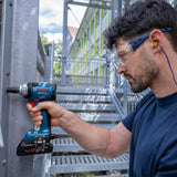 Bosch Professional 18V System atornillador de impacto a batería GDS 18V-320 C (par apriete 320 Nm y par arranque 540 Nm, 2 baterías ProCORE de 4,0 Ah, cargador, módulo Bluetooth GCY 42, en L-BOXX)
