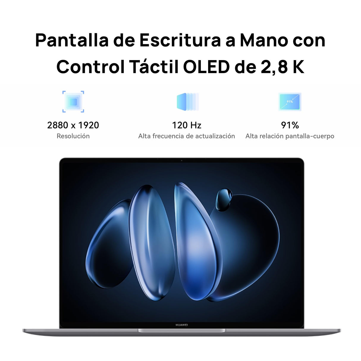 HUAWEI MateBook 14 Laptop, Pantalla OLED de 14,2" 2,8K con Pantalla Táctil, Procesador Intel Core Ultra 5, 16GB RAM, 512GB SSD, Diseño Ultrafino, Reproducción Continua 19 Horas, Space Gray