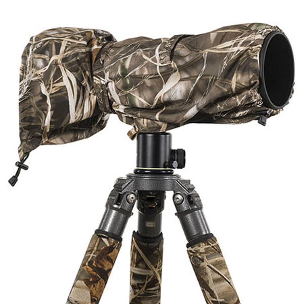 LensCoat LCRSLBK RS - Abrigo Impermeable para cámara y Objetivo (tamaño Grande), Color Negro