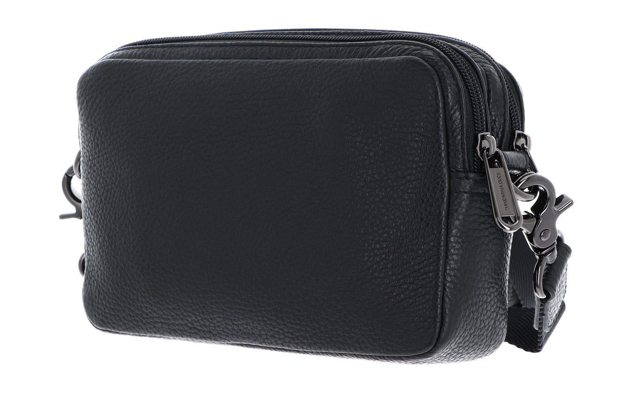 Mandarina Duck Camera, Mellow Leather HABITACIÓN Bag para Mujer, Negro
