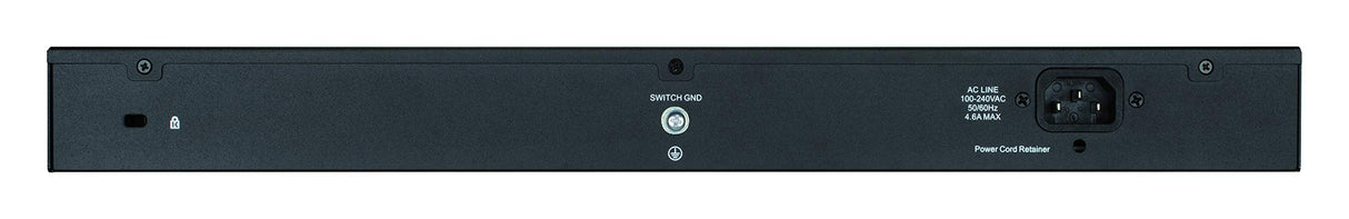 D-Link DGS-1100-26MPV2/E, Switch Smart 26 Puertos Gigabit, Combo, PoE, Power Over Ethernet, Gestión Web, Layer 2, VLAN, IGMP Snooping, VoIP VLAN, QoS, Seguridad Red - Cable de alimentación de la UE
