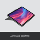 Logitech Combo Touch Funda con Teclado Extraíble para iPad 10.ª Generación, Italian Layout