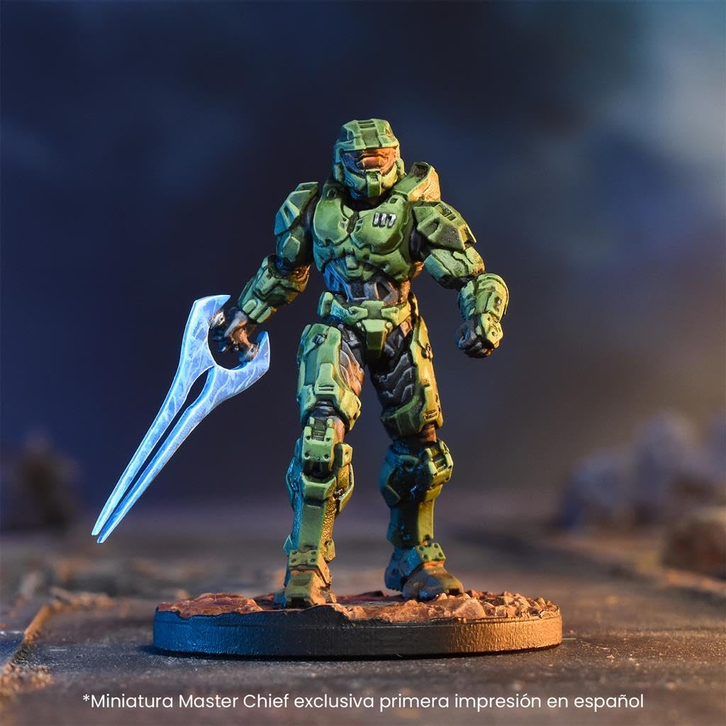 Mantic Games Halo: Flashpoint Spartan Edition, Juego de Mesa Táctico de Miniaturas, A Partir de 14 Años, De 2 a 4 Jugadores, 30-60 Minutos por Partida, Español