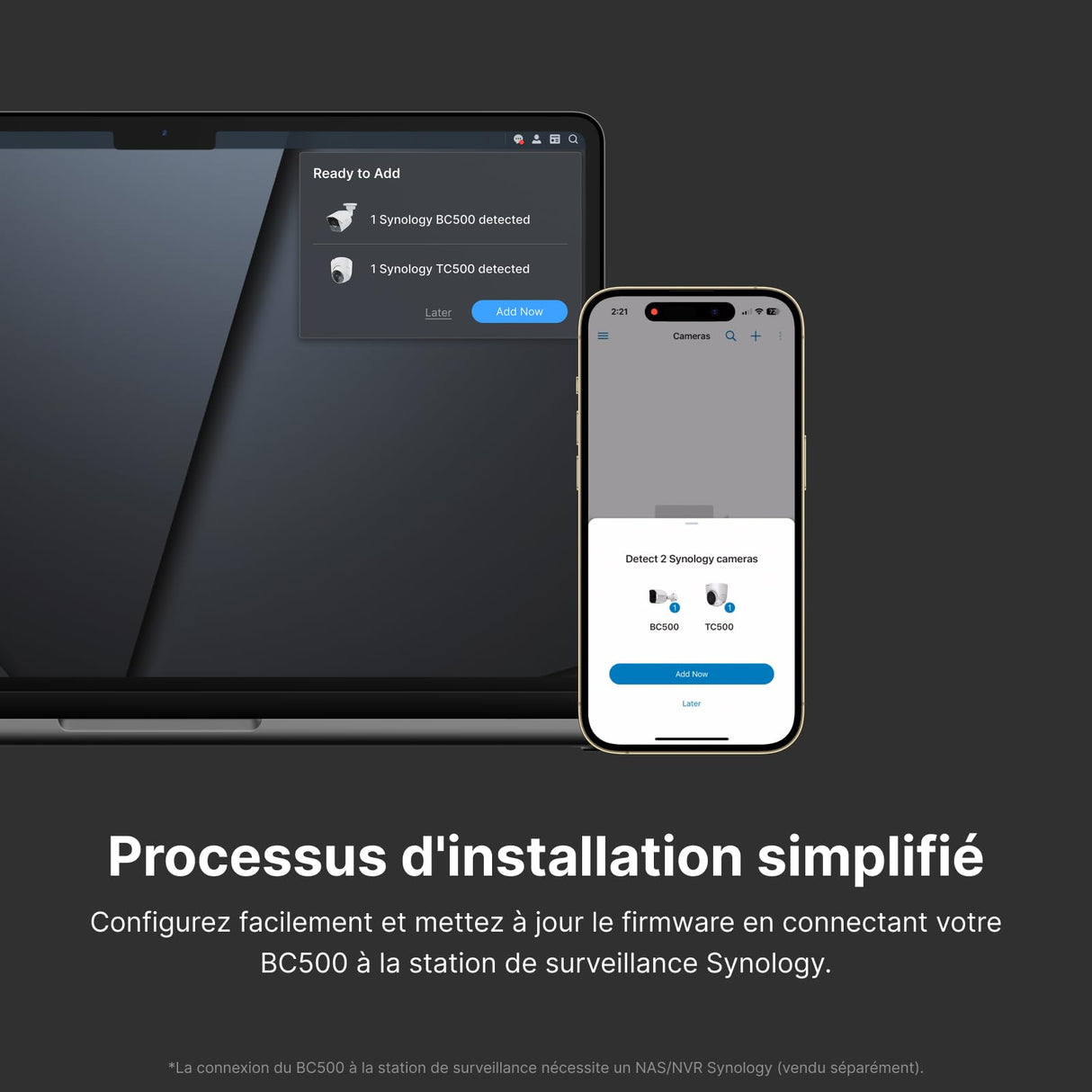Synology BC500 - Cámara de Seguridad con tecnología IA para vigilancia Inteligente integrada