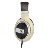 Sennheiser Auriculares HD 599 para colocar alrededor de las orejas y la parte trasera abierta, color marfil