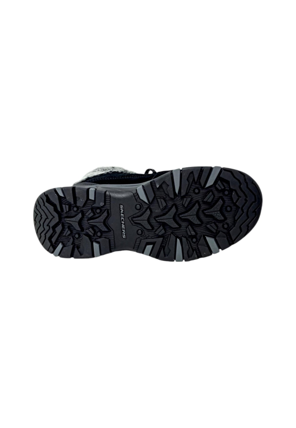 Skechers Trego Snow Worries, Botas para Senderismo Mujer, Black Suede/Duraleather/Faux Fur, 39.5 EU