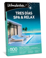 WONDERBOX - Idea de Regalo Navidad - Tres DÍAS SPA & Relax - Dos Noches con desayunos y Actividad Bienestar o más Opciones a Elegir Entre 2.900 hoteles para Dos Personas.