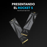 SABRENT Rocket 5 de 4TB Unidad SSD M.2 PCIe Gen 5 14GB/s X4 NVMe Interna de Rendimiento avanzado (SB-RKT5-4TB)