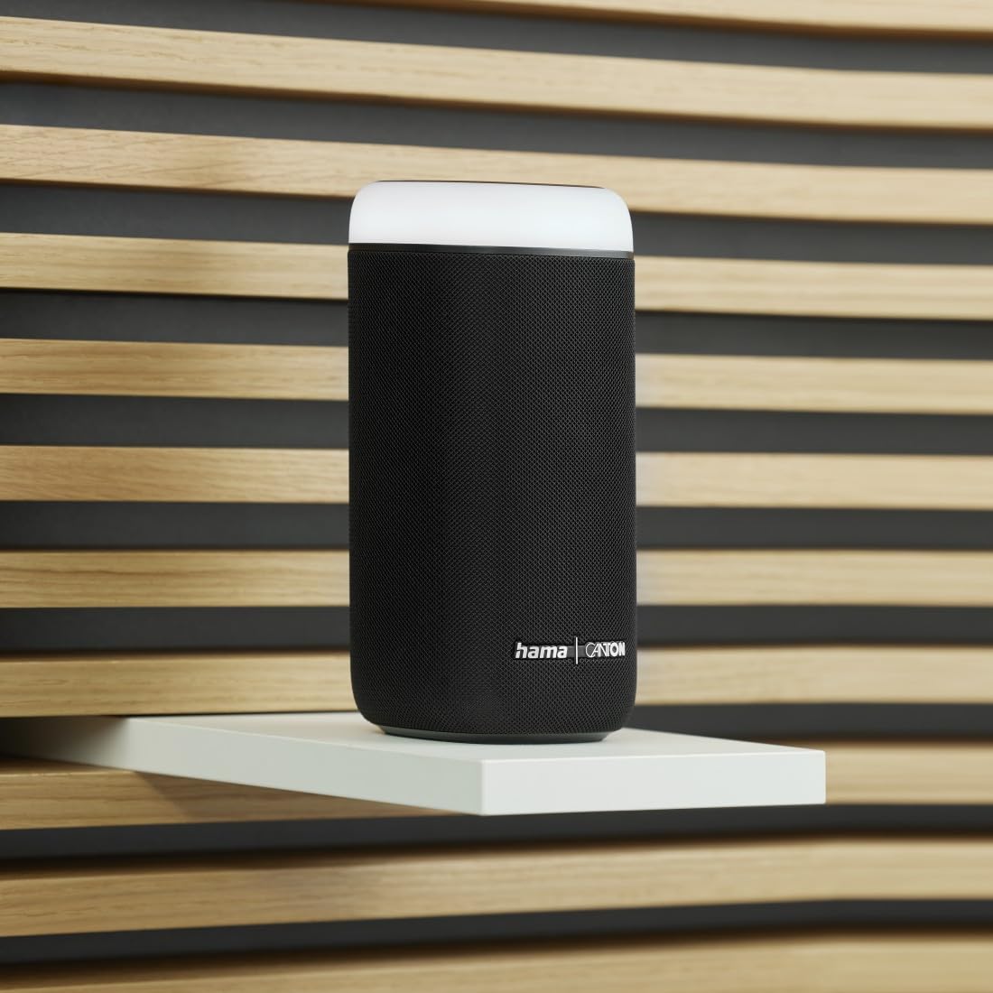 Hama Altavoz Bluetooth 30W, Resistente al Agua IPX4, Efectos de luz LED, 12 Horas de duración de la batería, Caja de música Bluetooth, Negro