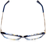 TOUS GAFAS DE VISTA VTOB72 COLOR BLUE+HAVANA+CRYSTAL PARA MUJER TALLA 54/140/16