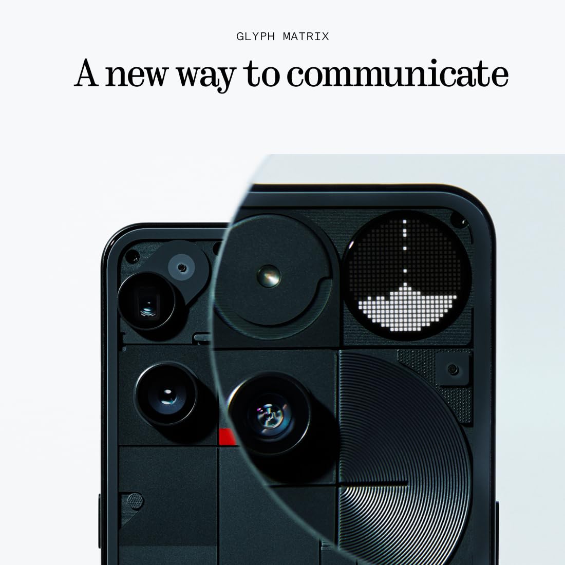 Nothing Phone (3) – Smartphone con Triple Cámara 50MP, Batería de Silicio Carbono de Larga Duración 24h, Pantalla AMOLED 6,67" con 120Hz y Glyph Matrix, 16GB + 512GB - Negro
