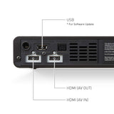 Panasonic SC-HTB01EG - Altavoz para PC Gaming 2.1 All-In-One con Subwoofer Integrado (USB, Audio Alta Resolución, 80 W, 3D Sound, Dolby Atmos, DTS:X, Bluetooth, Transmisión 4K, HDMI) Negro