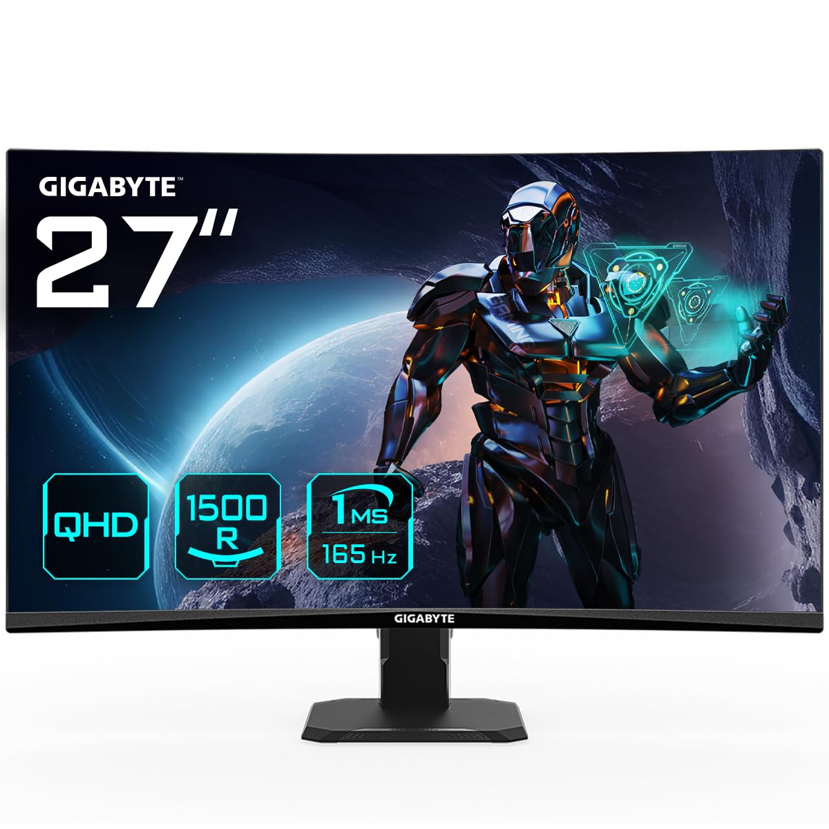 Gigabyte GS27QC Pantalla para PC 68,6 cm (27) 2560 x 1440 Pixeles Quad HD Negro Marca
