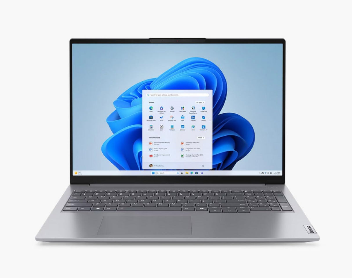 Lenovo ThinkBook 16 G6 IRL - Ordenador Portátil 16" WUXGA, (Intel Core i7-13700H, 16GB RAM, 512SSD, Integrated Intel Graphics, W11Pro), Arctic Grey -Teclado QWERTY Español