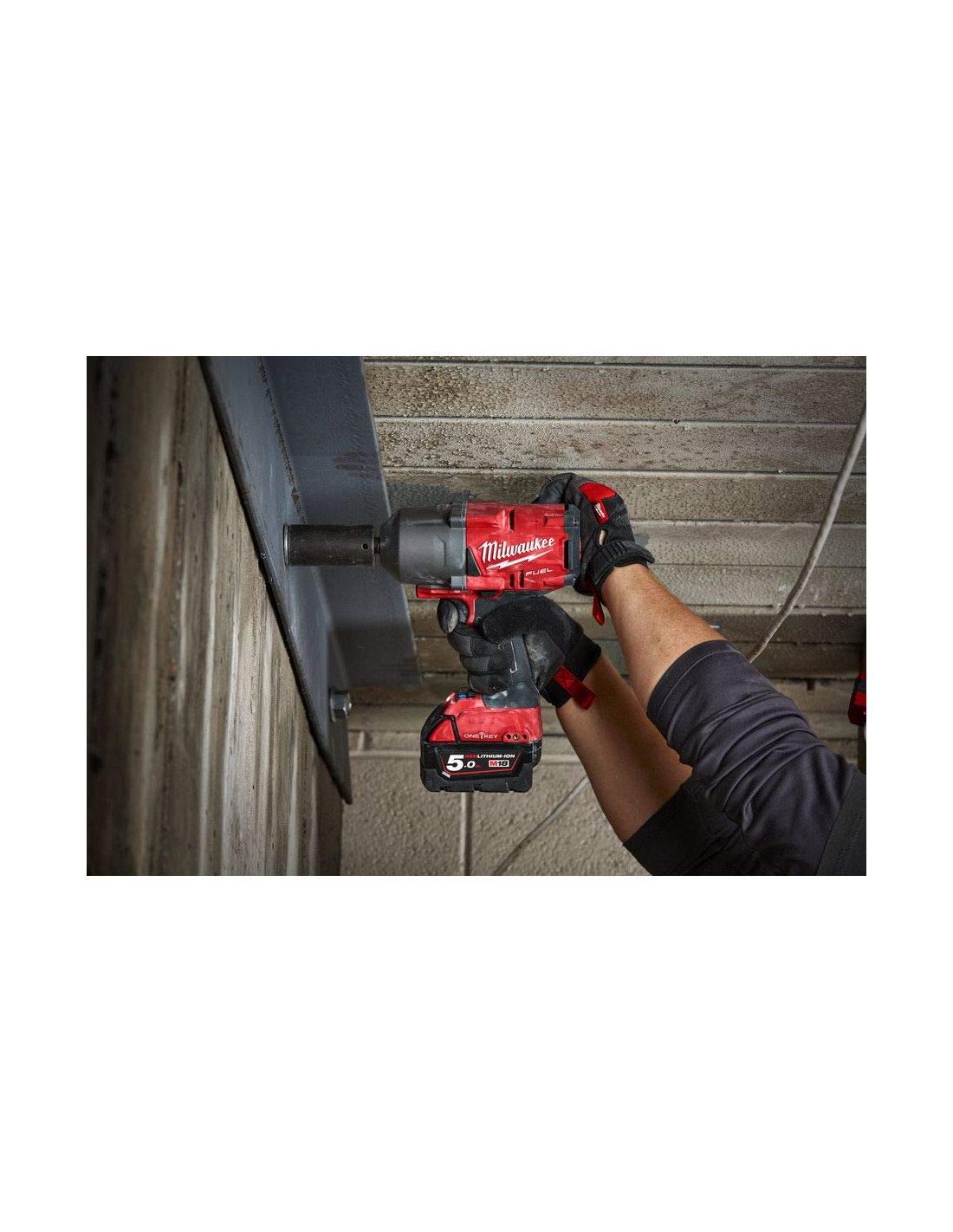Milwaukee 0 Fuel One Key M18 ONEFHIWP12-502X-2-Cargador de baterías, 5 Ah, M12-18FC, 4933459725, color rojo, 18 V