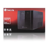 NGS FORTRESS1500V2 - Sistema de Alimentación Ininterrumpida SAI, Off Line UPS 1200 VA, Tensión Constante de Salida 720W para 4 Enchufes Schuko