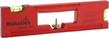 Hultafors 407001 Nivel de burbuja de aluminio "Libella 5,080.0 cm, color rojo