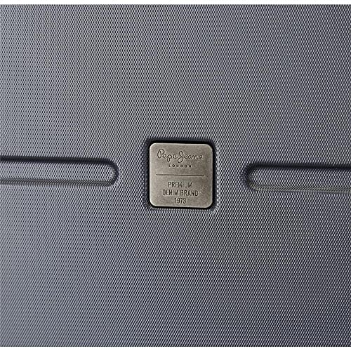 Pepe Jeans Kay Juego de maletas Azul 55/70 cms Rígida ABS Cierre TSA integrado 116L 7,54 kgs 4 Ruedas dobles Equipaje de Mano