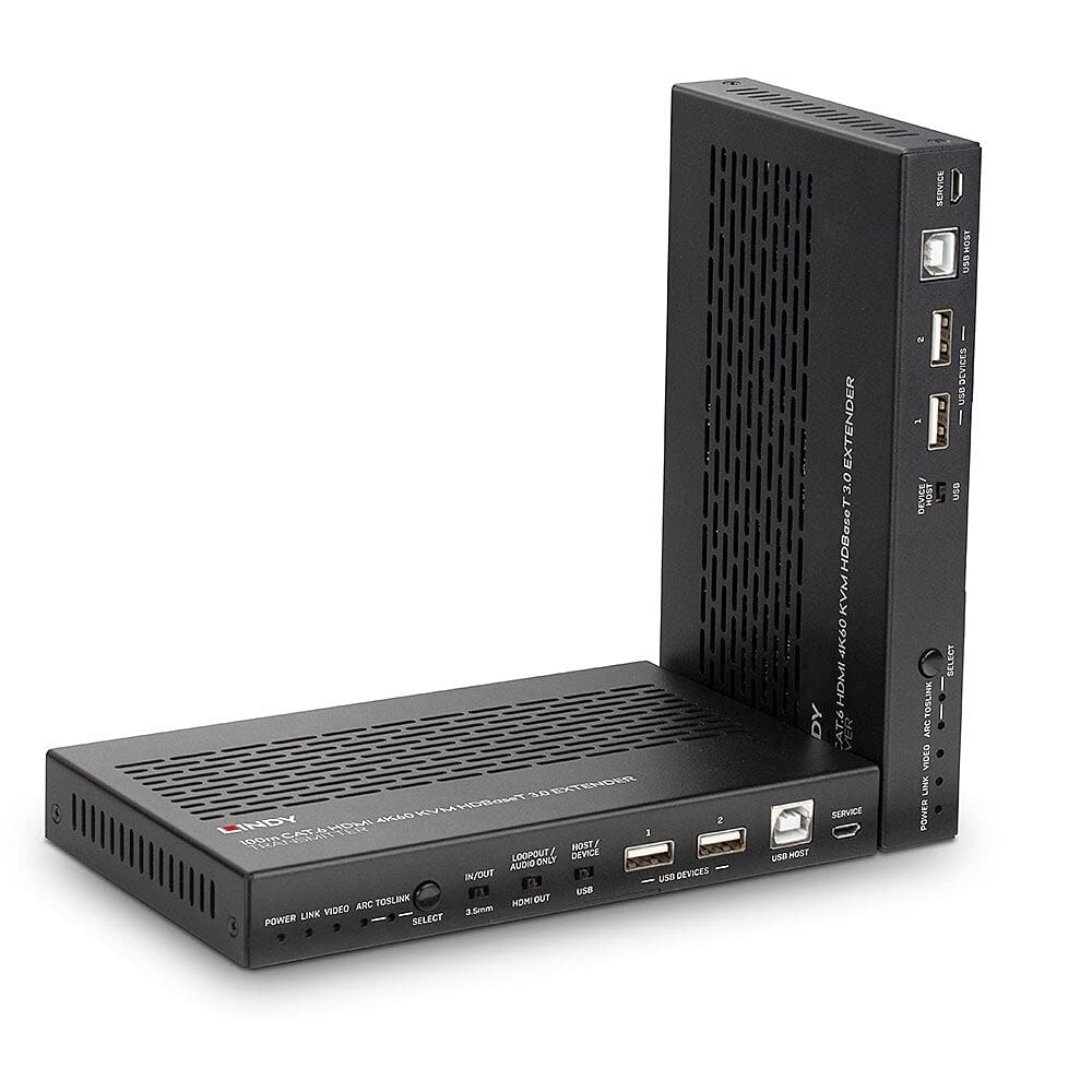 LINDY 38344 Extensor KVM Cat.6 HDMI 4K60 HDBaseT 3.0 de 100 m