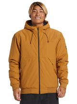 Quiksilver Brooks 5K Jacket Chaqueta, Bone Brown, Estándar para Hombre