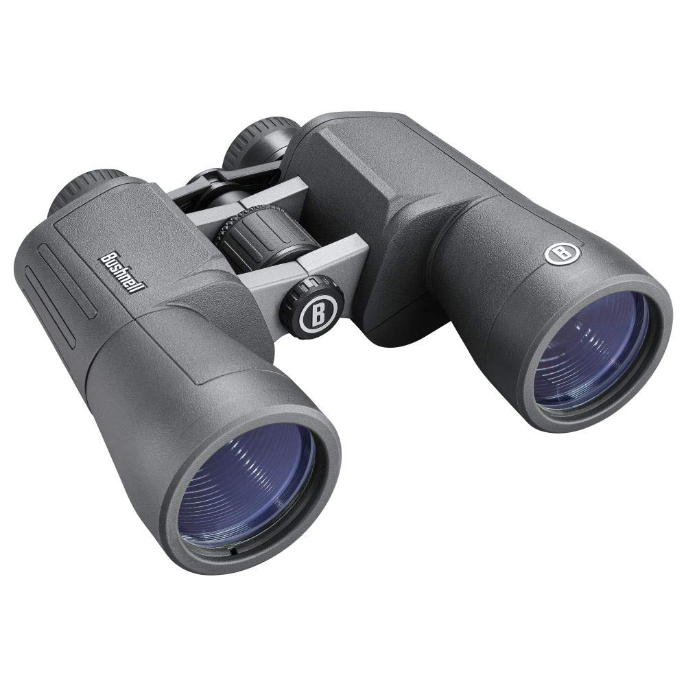 Bushnell - Powerview 2 - Prismáticos - 12x50 - Prisma Porro - Chasis metálico de Aluminio - Multicoated - Armadura de Goma - Observación de Aves - Viajar - Sports - En el Exterior - PWV1250