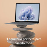 Microsoft Surface Laptop 5 - Ordenador portátil de 15" táctil accionado por Intel EVO, 12º generacion Intel Core i7-1255U, 16GB RAM, 512GB SSD con Intel Iris Xe Graphics y Windows 11 Home