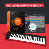 Nektar Controlador de teclado MIDI USB SE49 con integración Nektar DAW