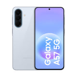 Samsung Galaxy A57 5G, 128GB, Móvil Fino con IA, 8GB, Gran Angular 50MP, Autonomía 2 Días, Batería 5000mAh, IP68, Garantía del Fabricante 3 Años + 1 Año Extra, Color Azul Claro (Versión Española)