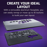 Turtle Beach Victrix Pro KO Leverless All Button Fight Stick, Officially Licensed for Xbox Series X|S, Xbox One, Windows 10/11 PC, Customizable eSports Tournament Ready Controller, Gray