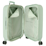 Enso Beautiful day Maleta mediana Verde 48x70x28 cms Rígida ABS Cierre TSA integrado 79L 4,32 kgs 4 Ruedas dobles