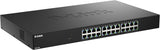 D-Link DMS-1024 Switch No Gestionado de 24 Puertos Multi-Gigabit – Ethernet 2.5G, Plug & Play, QoS, IGMP Snooping, EEE, Carcasa Metálica, Montaje en Rack