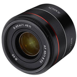 ROKINON F1.8 - Lente compacta de Enfoque automático para Sony E-Mount (45 mm)