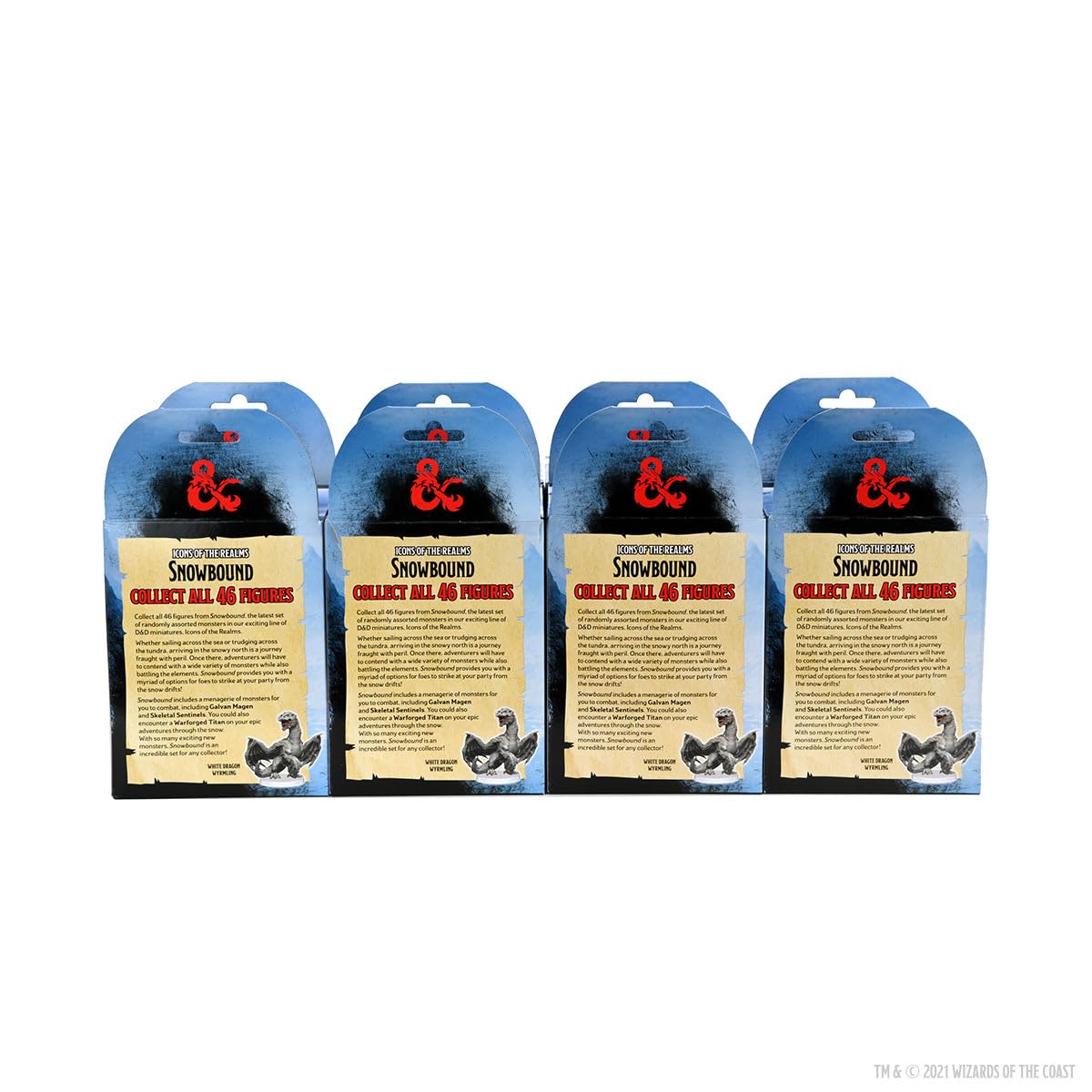 WizKids D&D Icons of The Realms Miniatures: Snowbound Booster Brick (8)