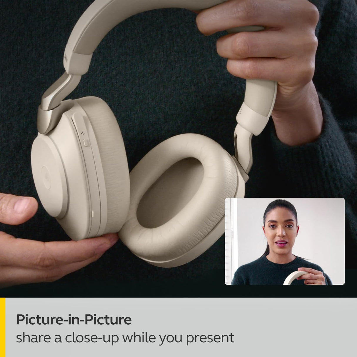 Jabra PanaCast 20 Cámara de videoconferencia 4K – Cámara Web Flexible de solución de vídeo Personal Plug & Play con tecnología IA 4K Ultra-HD, optimización Inteligente de Zoom y iluminación