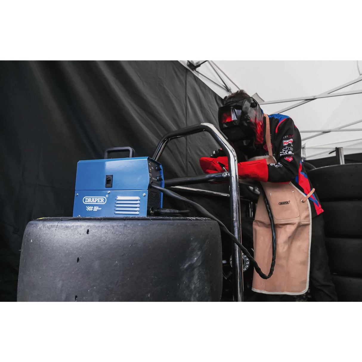 DRAPER 70049 Inversor MIG sin gas Multi-soldador Dti, 120A