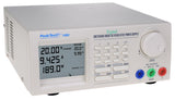 PeakTech, 1890, Fuente de alimentación conmutada CC Progr. 1-20 V/0-10 A CC incl. pantalla LCD de 4 dígitos, transformador con puerto USB y RS-232/485, fuente de alimentación de laboratorio