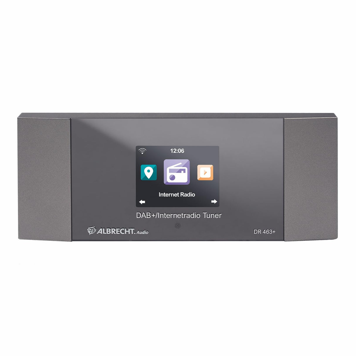 Albrecht DR463 - Adaptador para Radio por Internet y Dab+ para reequipar radios y Equipos estéreo, recibe música a través de Bluetooth®, WLAN, Dab+