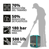 ARXP Hidrolimpiadora de Alta Presión BOX4 180DSS compact (2500 W, 180 bar, 500 l/h)