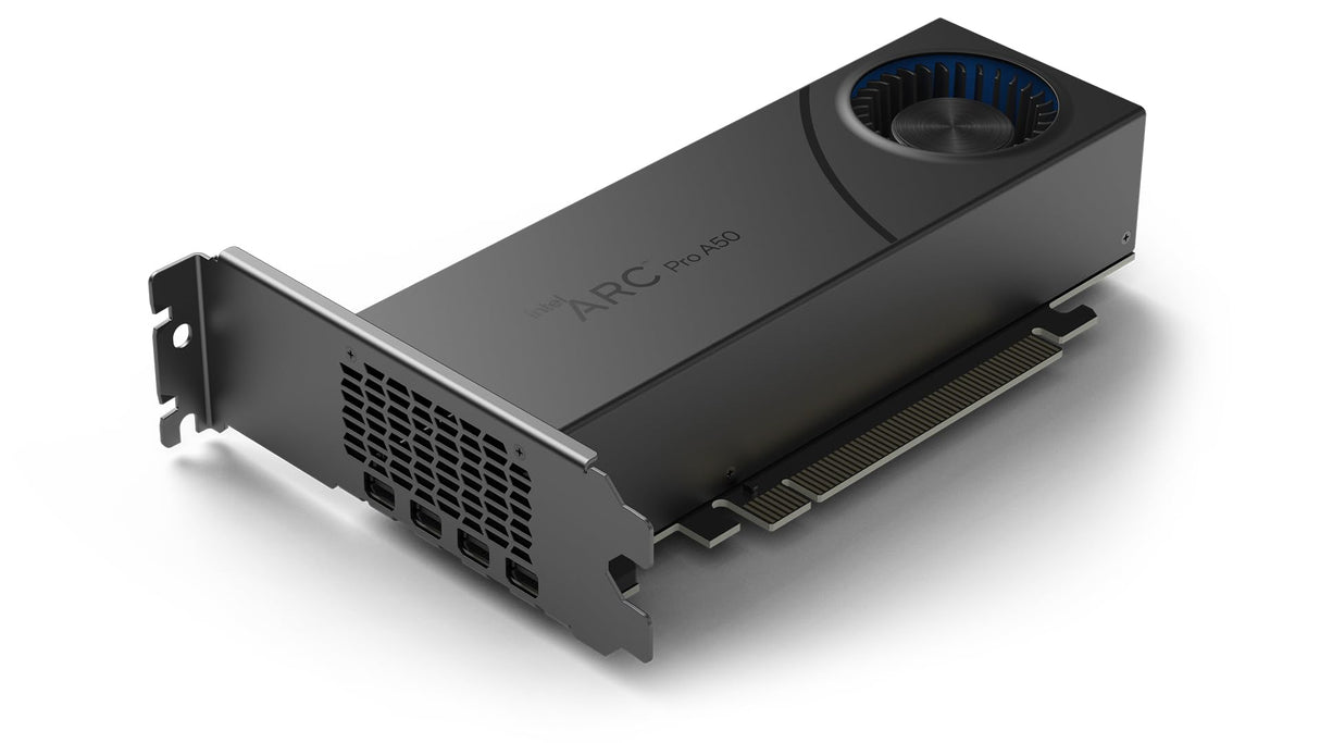 Intel GPU Arc Pro A50, tarjeta gráfica profesional, trazado de rayos, aprendizaje automático