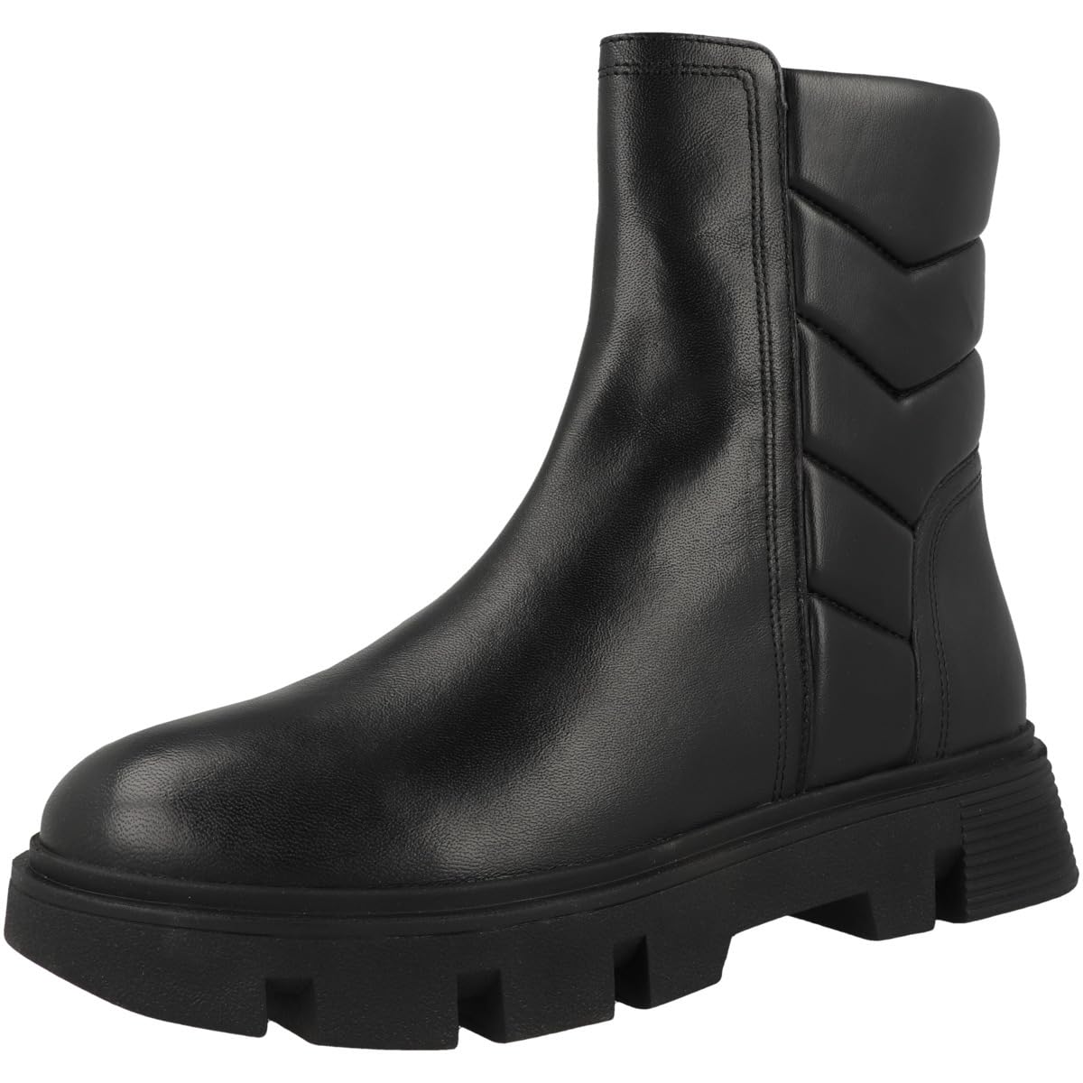 Geox D Vilde F, Bota de Tobillo Mujer, Negro, 39 EU