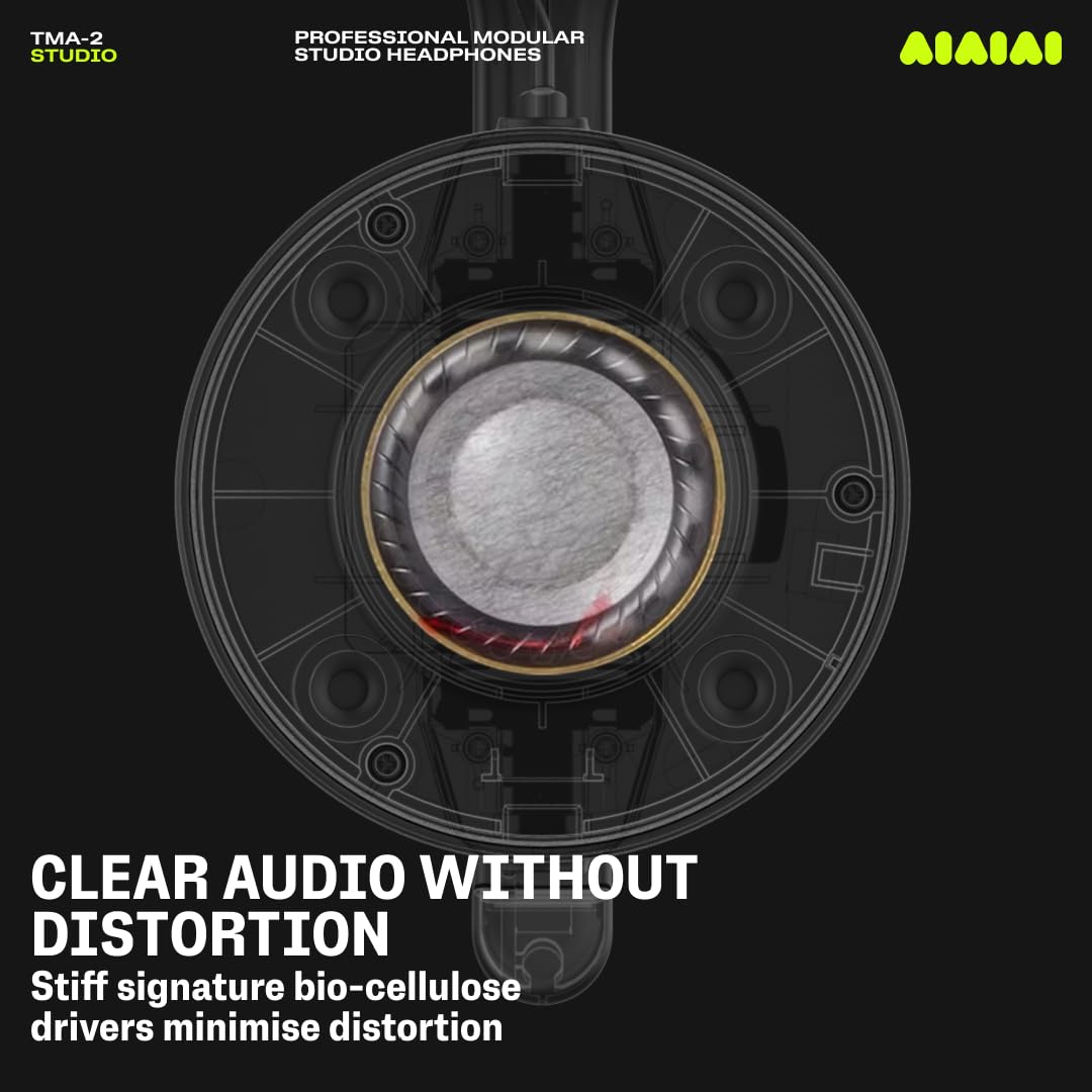 AIAIAI TMA-2 Studio Headphones profesionales sobre la oreja Negro - Auriculares de estudio de música con cable